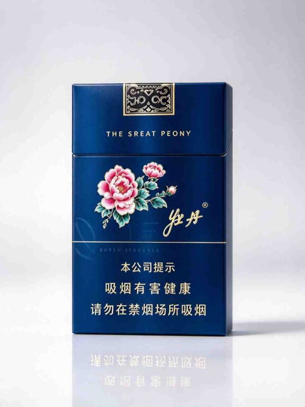 Blue Peony cigarettes One box contains 10 packs A44