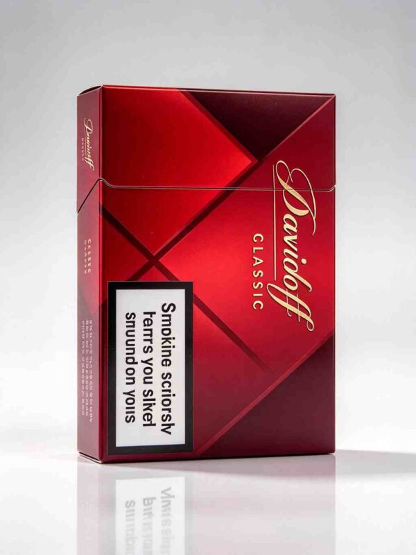 1 Black David cigarettes One box contains 10 packs A35
