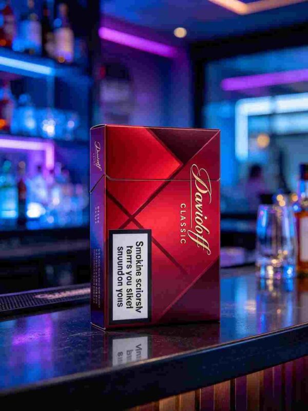 10 Black David cigarettes One box contains 10 packs A35