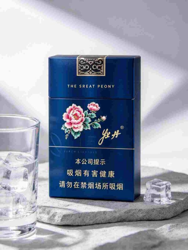 Blue Peony cigarettes One box contains 10 packs A44