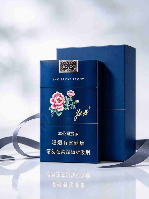 Blue Peony cigarettes One box contains 10 packs A44