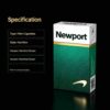 Newport 100s One box contains 10 packsA03