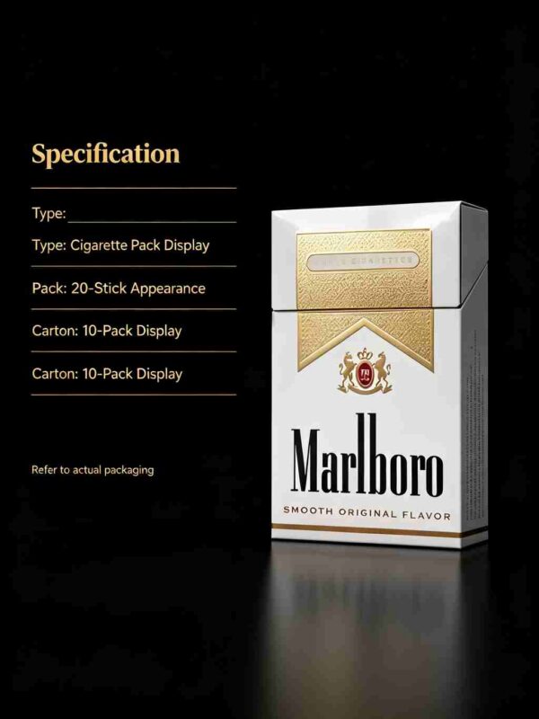14.jpg Marlboro Smooth Original Gold Pack Filter One box contains 10 packsA01