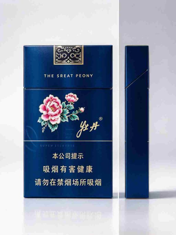 Blue Peony cigarettes One box contains 10 packs A44