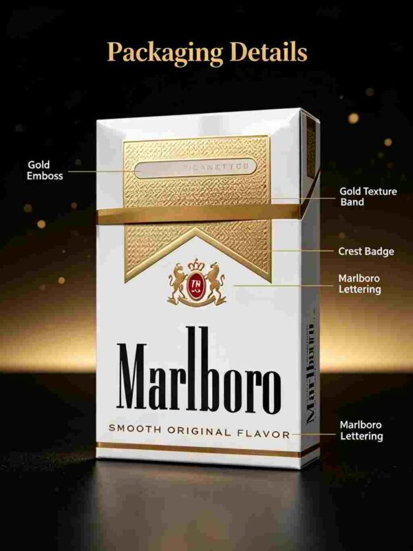 4.jpg Marlboro Smooth Original Gold Pack Filter One box contains 10 packsA01
