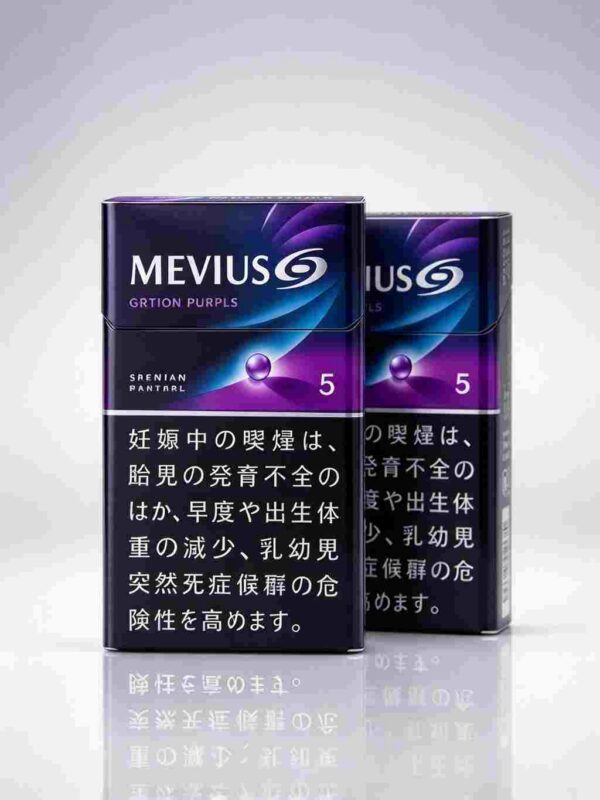 4 MEVIUS OPTION PURPLE 5 One box contains 10 packsA30
