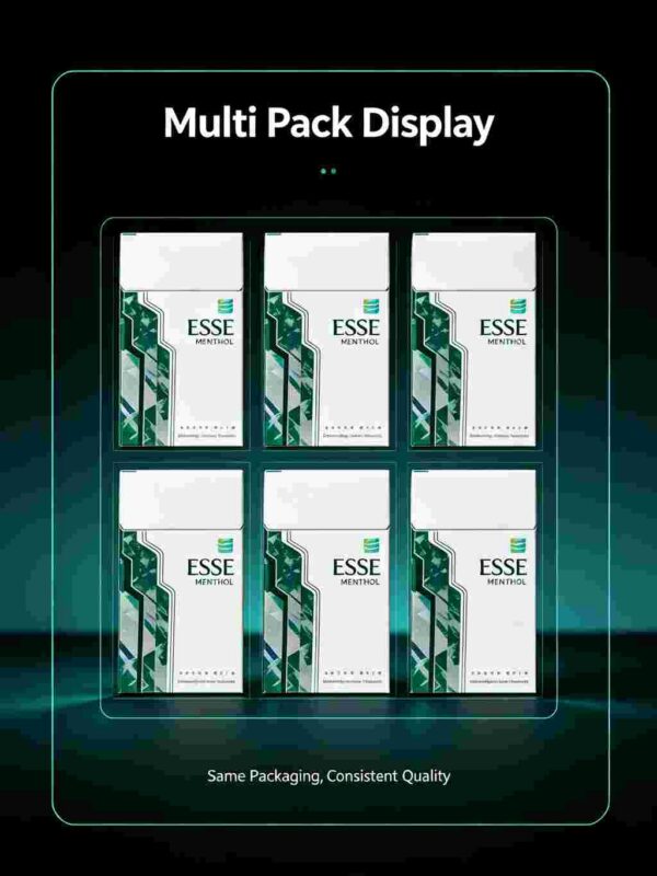 5 ESSE Menthol One box contains 10 packs A46