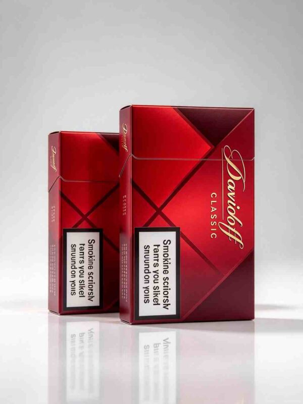 5 Black David cigarettes One box contains 10 packs A35