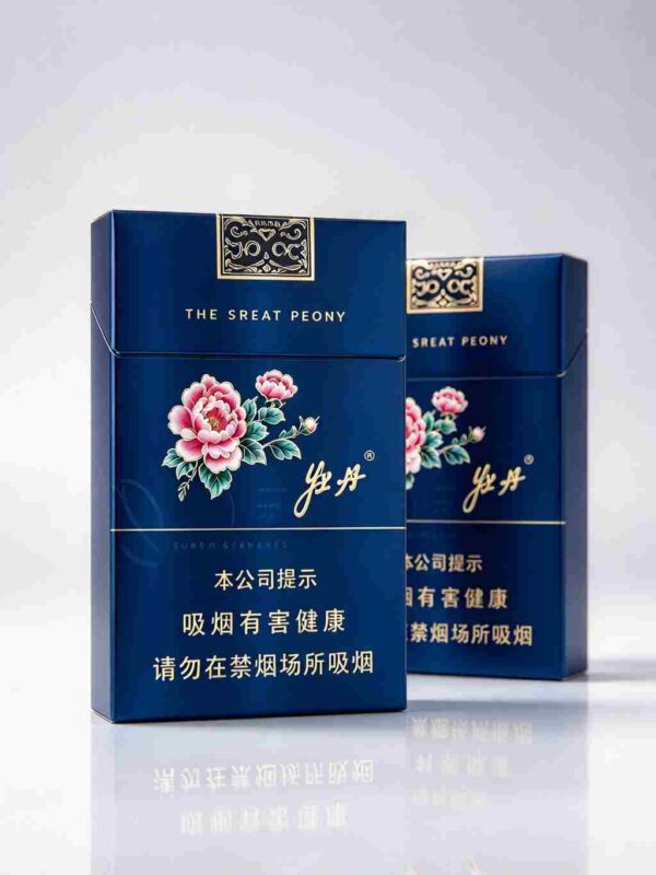 Blue Peony cigarettes One box contains 10 packs A44