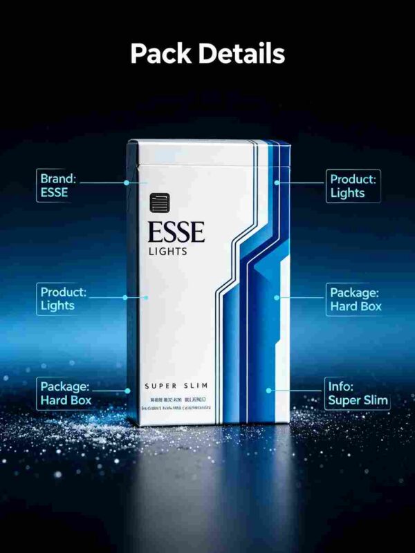 6 ESSE Lights Korean One box contains 10 packs A47