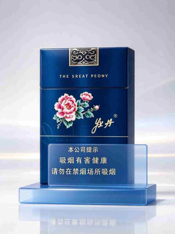Blue Peony cigarettes One box contains 10 packs A44