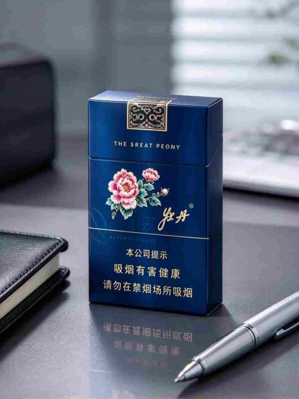 Blue Peony cigarettes One box contains 10 packs A44