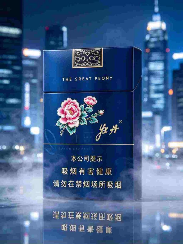 Blue Peony cigarettes One box contains 10 packs A44